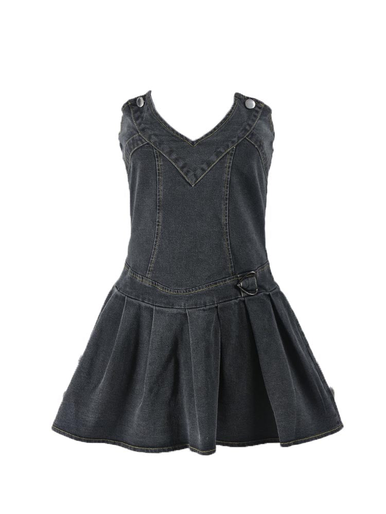 Sweetheart Denim Mini Dress