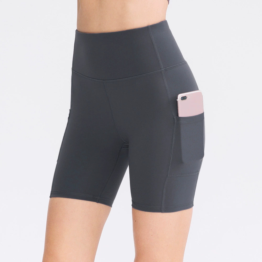 Yoga Shorts with Pockets Stretchy Quick Dry Sports Fitness Shorts