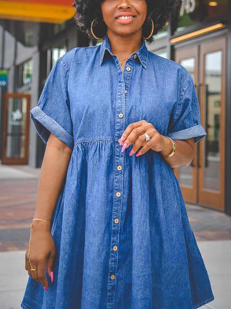 Denim Loose Fit Dress