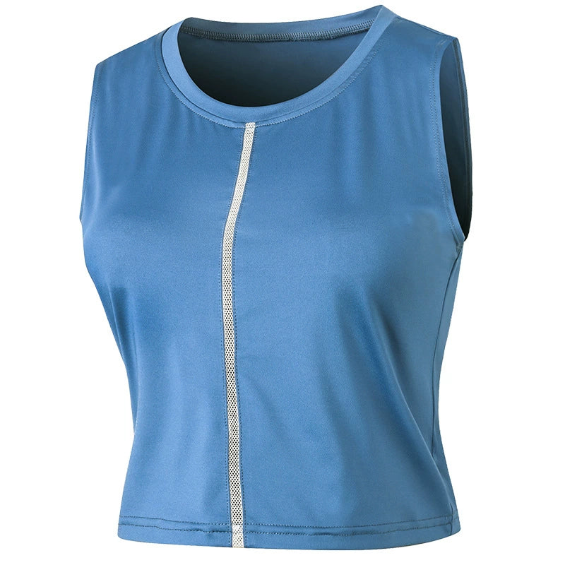 Women's Round Neck Breathable Sports Tank Top