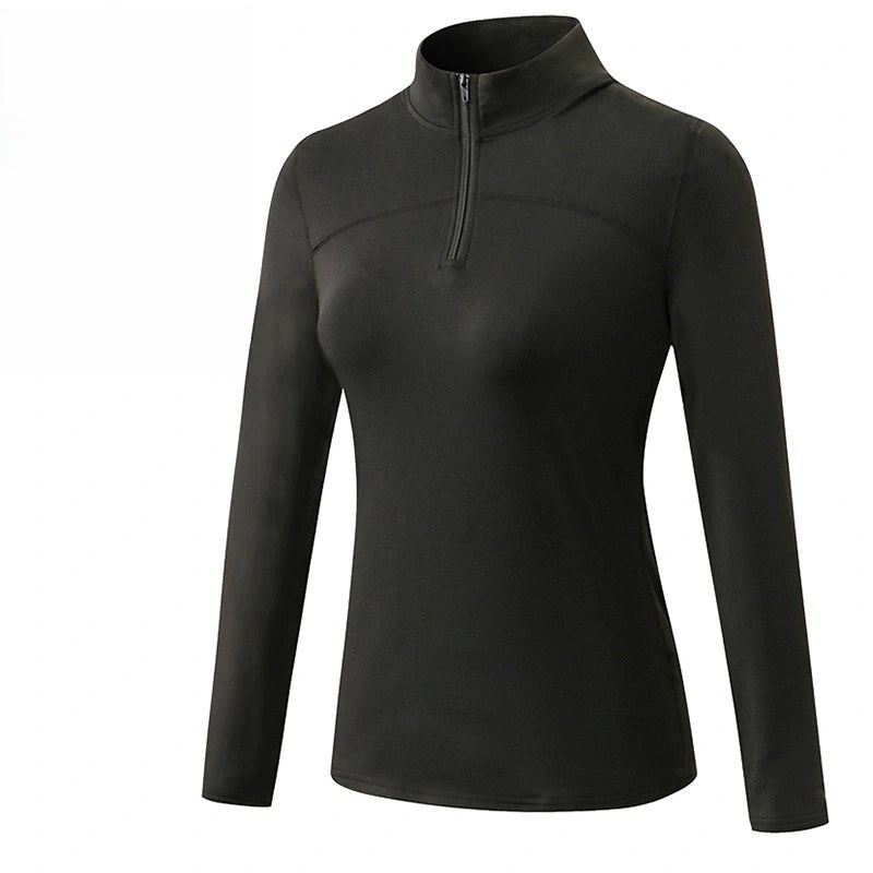 Padded Sports Long Sleeve Stand-Up Sweatshirt