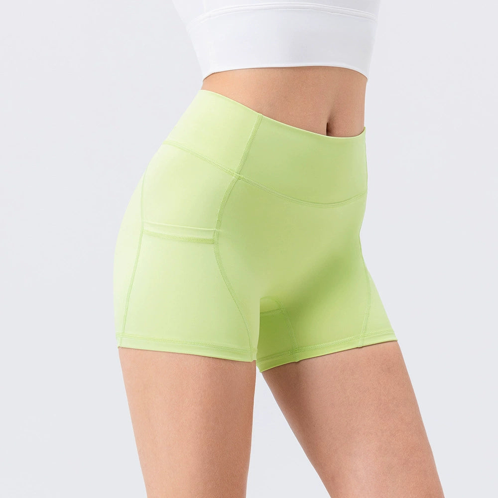 Skinny Running Bottomed Athletic Shorts