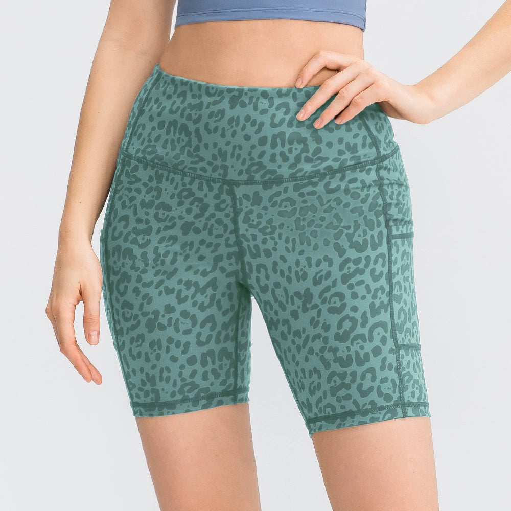 Yoga Shorts with Pockets Stretchy Quick Dry Sports Fitness Shorts