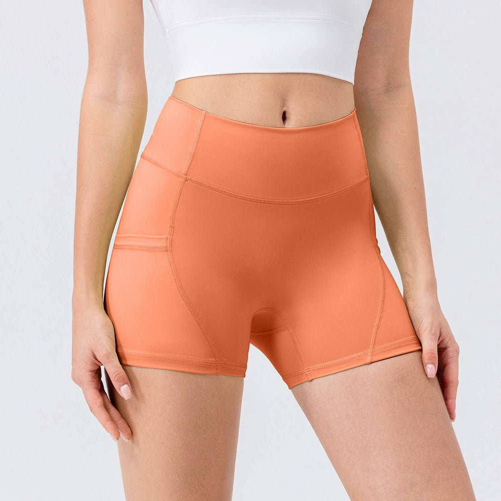 Skinny Running Bottomed Athletic Shorts