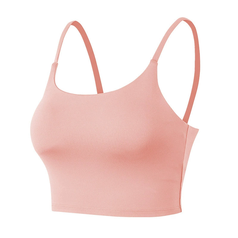 Yoga Bra with Padded Sports High Elastic Undershirt