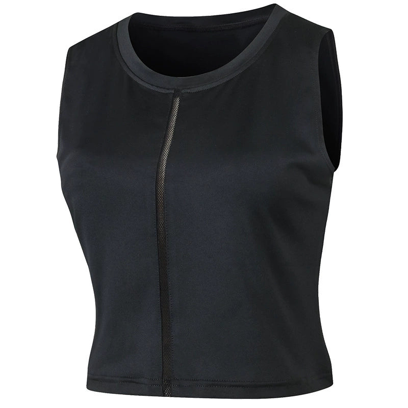 Women's Round Neck Breathable Sports Tank Top